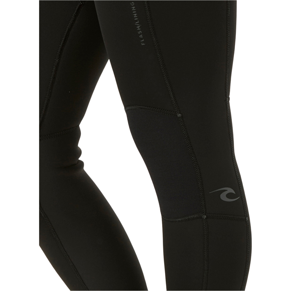 2026 Rip Curl Womens Dawn Patrol 4/3mm Chest Zip Wetsuit 160WFS - Black